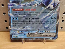 Blastoise EX 009/165 Jumbo Oversized NM Regular Holofoil Pokemon Card - Image 3