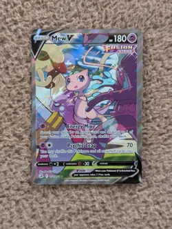 Mew V Alt Full Art Fusion Strike 251/264 Pokemon TCG 2021 Pack Fresh NM - Image 1