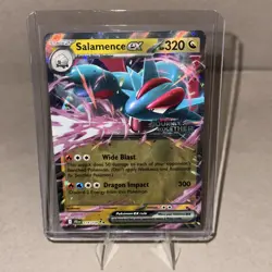 Pokemon TCG - Salamence EX 114/159 Journey Together Stamped Promo Holo NM - Image 1