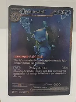 Pokemon Blastoise ex 200/165 Sv: Scarlet & Violet 151 Special Illustration Rare… - Image 1