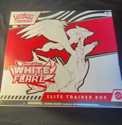 Pokemon TCG Scarlet & Violet White Flare (ETB) Elite Trainer Box Factory Sealed - Image 1