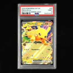PSA 9 MINT 2024 Pokemon ENG Pikachu ex H SVP 60 Promo - Image 2