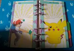 Pokemon Funfax Collectors File Bundle + Completed Sticker Poster & Books Job Lo - Image 5