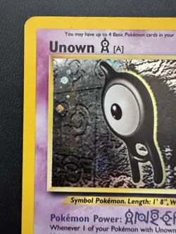 Pokemon Unown [A] 14/75 Neo Discovery Holo Rare Unlimited 40 HP English 2001 - Image 2