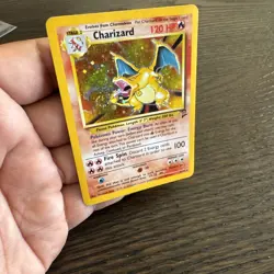 🔥 Perfect Mouth Swirl! 🔥 Charizard Base Set 2 Pokemon Holo 4/130 wotc - Image 5