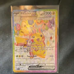 Pokemon Pikachu ex Full Art Ultra Rare Holo 219/191 SV08 Surging Sparks 200 HP - Image 1