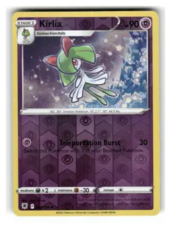 Kirlia 061/189 Uncommon Astral Radiance Pokemon Reverse Holo Near Mint - Image 1