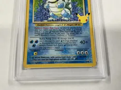 POKEMON 2021 Celebrations BLASTOISE Holo Classic Coll Base Set #2 PSA 9 Mint 2 - Image 2