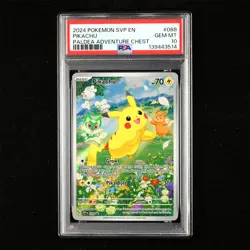 PSA 10 GEM MT 2024 Pokemon ENG Pikachu G SVP EN 088 Promo - Image 1