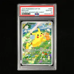 PSA 10 GEM MT 2024 Pokemon ENG Pikachu G SVP EN 088 Promo - Image 2