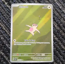 Pokemon Slakoth 212/191 Sv08: Surging Sparks Illustration Rare Holo Basic 60 HP - Image 1