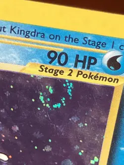 Kingdra 8/111 Neo Genesis Unlimited Holo Swirl Pokemon TCG - Image 5