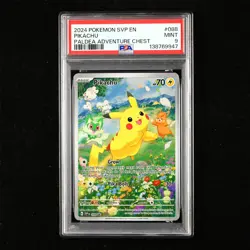 PSA 9 MINT 2024 Pokemon ENG Pikachu G SVP EN 088 Promo - Image 1