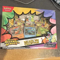 Pokemon Mega Evolution Ascended Heroes First Partners Deluxe Pin Collection Box - Image 1