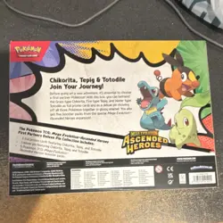 Pokemon Mega Evolution Ascended Heroes First Partners Deluxe Pin Collection Box - Image 2