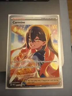 Pokemon TCG Carmine Special Illustration Rare Twilight Masquerade 217/167 - Image 1