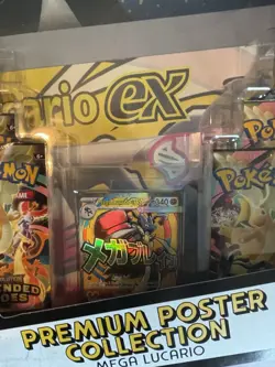 Pokemon Sealed Mega Lot Lucario Poster + Perfect Order ETB/BoosterBundle/Sleeves - Image 3