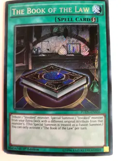 Yugioh The Book Of The Law FUEN-EN036 Secret Rare NM - Image 1