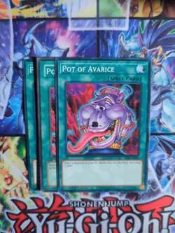 Yu-Gi-Oh x3 Pot of Avarice SR10 - EN031 1st Edition NM - Image 1