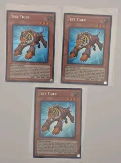 Test Tiger LCGX-EN242 Yu-Gi-Oh Legendary Collection 2 - Unlimited - Set Of 3 - Image 1