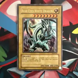 Yugioh Blue-Eyes White Dragon LOB-001 The Legend of Blue Eyes White Dragon HP - Image 1