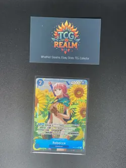 One Piece Royal Blood - Rebecca - Alt Art - OP10-058 - Super Rare NM - Image 1