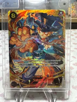 One Piece TCG Sabo OP07-118 Secret Rare (SEC) Alternate Art English - Image 1