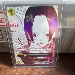 Bandai One Piece CCG You'll Frighten Me... Boa Hancock Event Holo Rare OP01-118 - Image 1