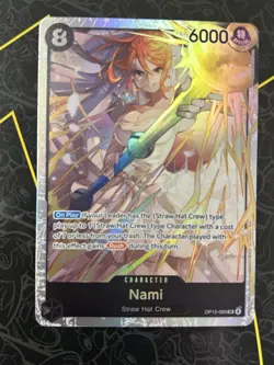 Nami SR OP15-086 Adventure on KAMI’s Island ENGLISH ONE PIECE Card OP15 - Image 1
