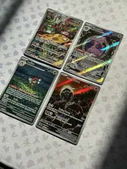 Pokemon TCG Lot Of 4 IR Cards, Brute Bonnet, Mismagius, Ledian, Paldean Tauros - Image 2