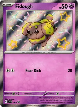 Pokemon TCG Fidough Holo Promo SV: Scarlet & Violet Promo Cards 069 VLP - Image 1