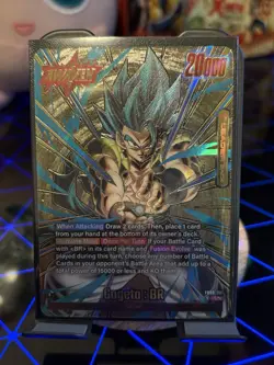 Dragon Ball Super Gogeta BR FB09-001 Leader Foil & Regular 4x English TCG Cards - Image 2