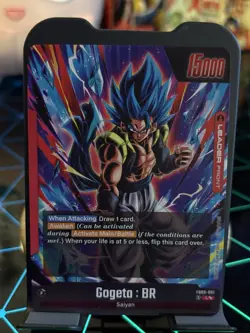 Dragon Ball Super Gogeta BR FB09-001 Leader Foil & Regular 4x English TCG Cards - Image 3