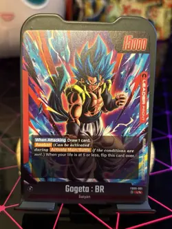 Dragon Ball Super Gogeta BR FB09-001 Leader Foil & Regular 4x English TCG Cards - Image 4