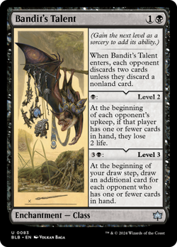 x4 Bandit's Talent BLB Bloomburrow MTG 83 UNCOMMON M/NM 4x - Image 1