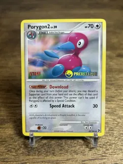 Porygon2 STAFF Prerelease Promo - Great Encounters 49/106 - Pokemon Card TCG NM - Image 1