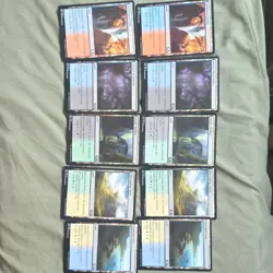 Magic: The Gathering Zendikar Rising Sunset Cliffs & Dimir Land 10x English - Image 1