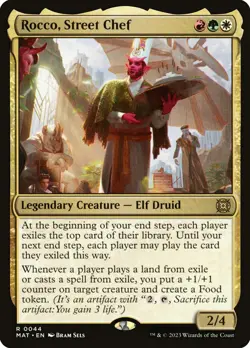 MTG Rocco, Street Chef ** March of the Machine: The Aftermath ** English (NM) - Image 1