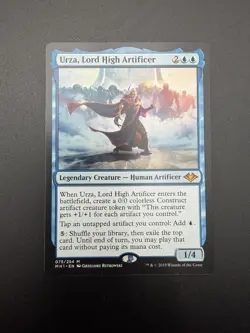 MTG; Urza Lord High Artificer; Modern Horizons; NM; Unplayed - Image 2