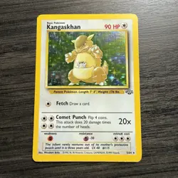 Pokemon TCG Kangaskhan Jungle 5/64 Holo Unlimited Holo Rare - Image 1