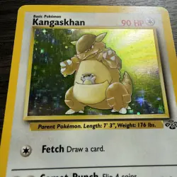 Pokemon TCG Kangaskhan Jungle 5/64 Holo Unlimited Holo Rare - Image 2