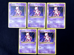 5x LOT 2016 Pokemon Non Holo Rare XY Evolutions Mewtwo #51/108 NM M - Image 1