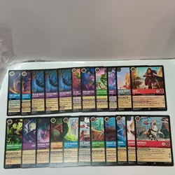 Disney Lorcana TCG Super Rare Card Lot Of 22 NM/LP - Image 1