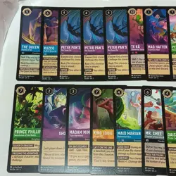 Disney Lorcana TCG Super Rare Card Lot Of 22 NM/LP - Image 2