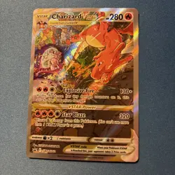 🔥 Pokemon Charizard VSTAR SWSH262 Full Art Holo Promo NM 💥 - Image 1