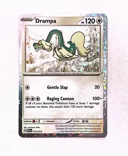 Drampa 015/015 Holo Mcdonald's 2025 Happy Meal Dragon Discovery Pokemon card NM - Image 1