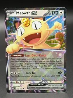Meowth ex #62 Pokemon Perfect Order - MINT - Image 1