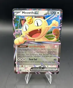 Pokemon TCG Perfect Order: Meowth EX 062/088 - Image 1