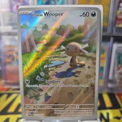 Pokemon TCG: Paldean Wooper 102/094 Me02: Phantasmal Flames Illustration Rare - Image 1