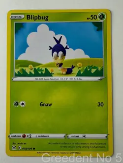 Blipbug 018/196 Common Lost Origin Pokemon Lightly Played - Image 1